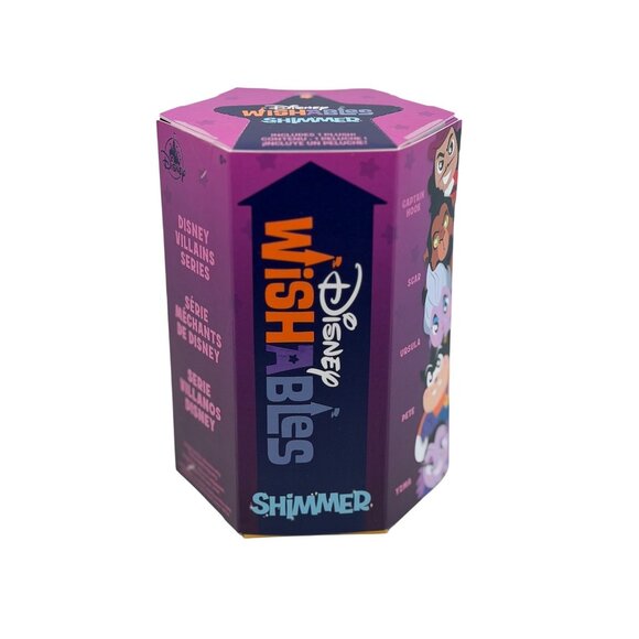 Disney Villains Shimmer Wishables Mystery Blind Box Plush NEW Sealed NIB Purple - Picture 1 of 4